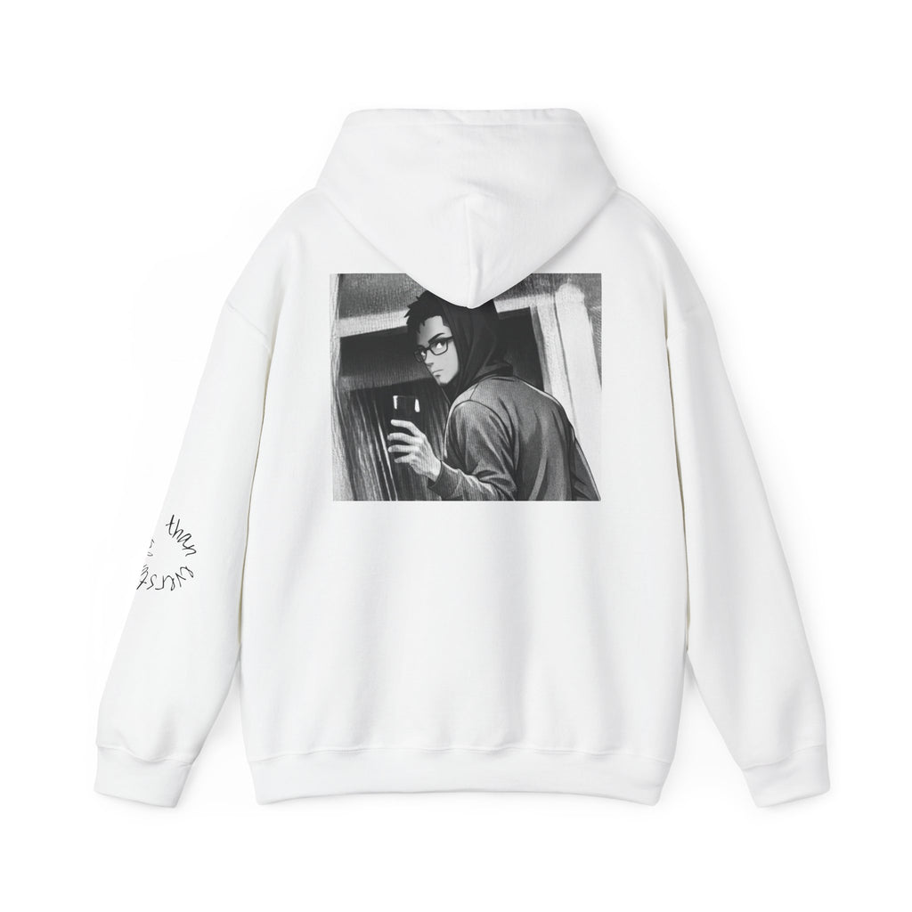 Copy of Hoodie — Black & White Retro Selfie Photo Graphic Hoodie